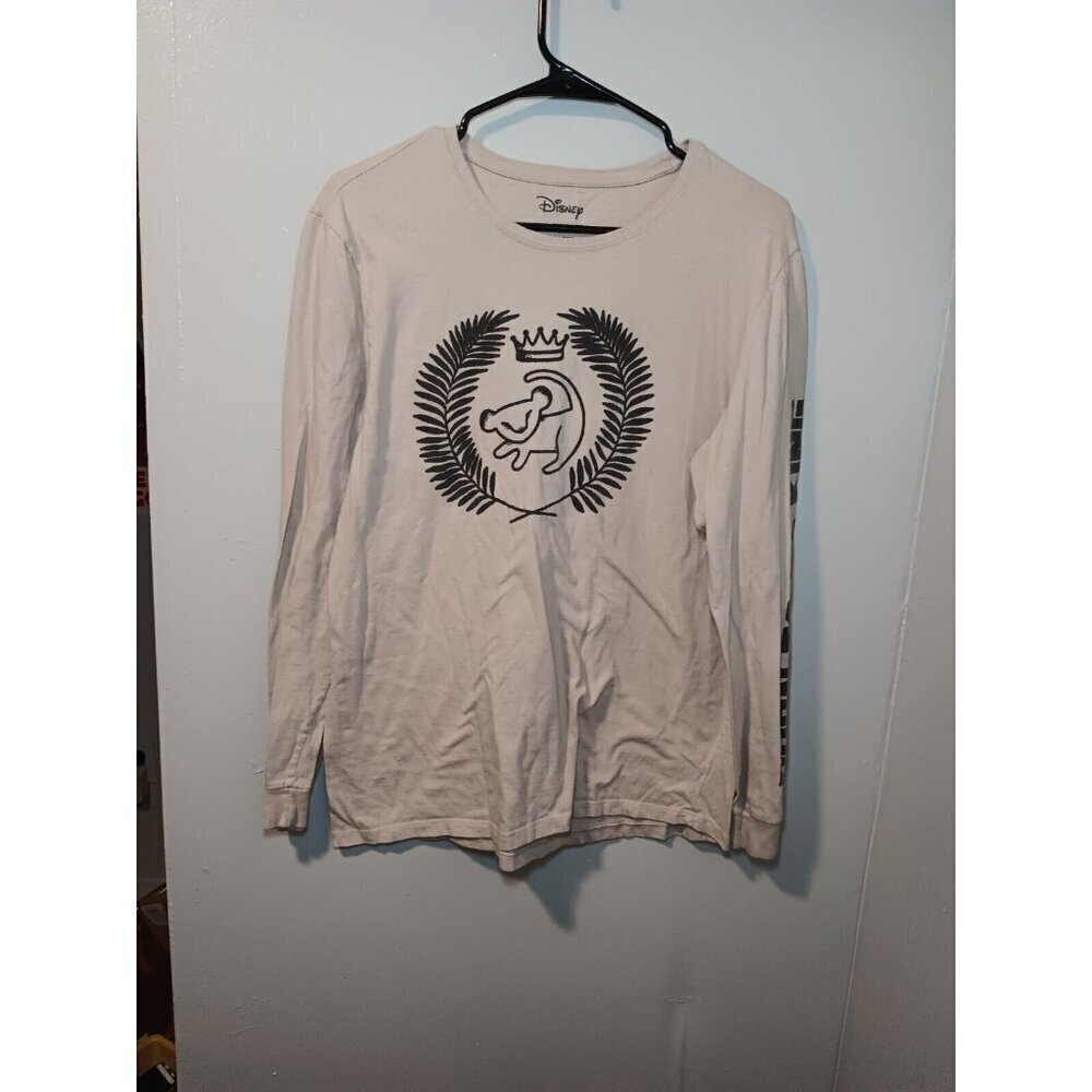 Rare Disney Sz L Lion King Born To Be King Simba Cave Painting Long Sleeve Shirt